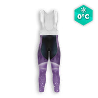 COLLANT CYCLISTE HIVER HOMME VIOLET - SNOW+ cuissard long homme GT-Cycle Outdoor Store XS