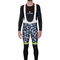 COLLANT CYCLISTE JAUNE ATMOSPHÈRE+ - AUTOMNE - HOMME cuissard long homme GT-Cycle Outdoor Store XS Avec Bretelles