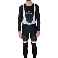 COLLANT CYCLISTE ORANGE ÉVASION+ - HIVER collant thermique homme GT-Cycle Outdoor Store XS Avec Bretelles