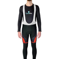 COLLANT CYCLISTE THERMIQUE ROUGE - HIVER - HOMME Cuissard long pour homme GT-Cycle Outdoor Store S