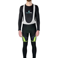 COLLANT CYCLISTE THERMIQUE VERT- HIVER - HOMME cuissard thermique GT-Cycle Outdoor Store S