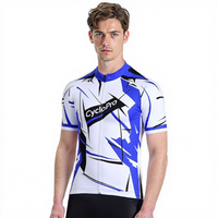 Maillot Cyclisme Route Bleu - Sensas+