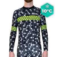 MAILLOT LONG DE CYCLISME JAUNE - AUTOMNE - ATMOSPHERE+ Maillot long pour homme GT-Cycle Outdoor Store S