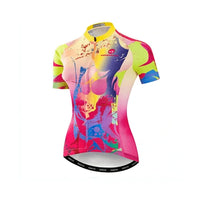 MAILLOT MANCHE COURTE FEMME / TYE - DYE GT-Cycle Outdoor Store L