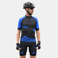 tenue cyclisme practical homme bleu ok