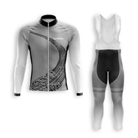 TENUE CYCLISTE AUTOMNE HOMME GRISE - TRACE+ tenue cyclisme homme CycloPro XS