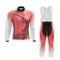 TENUE CYCLISTE AUTOMNE HOMME ROUGE - TRACE+ tenue cyclisme homme CycloPro XS