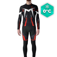 Tenue cycliste hiver Rouge - Confort+ tenue de cyclisme hiver GT-Cycle Outdoor Store Rouge - Bretelles 3XL