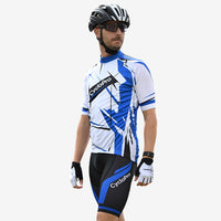 tenue cycliste homme bleu sensas