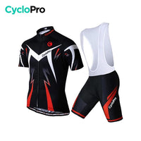 Tenue de Cycliste Route - Confort max Tenue de cyclisme été GT-Cycle Outdoor Store Rouge - Bretelles S