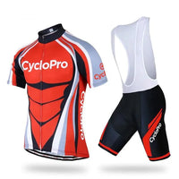 TENUE DE CYCLISTE ROUTE ORANGE - SHAPE+ Tenue de cyclisme été CycloPro Avec XXL