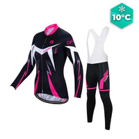Tenue Vélo Automne Rose - Confort+ tenue automne femme GT-Cycle Outdoor Store Avec bretelles L