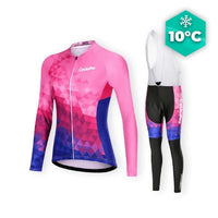 TENUE VÉLO FEMME AUTOMNE - CUBIC+ tenue de cyclisme CycloPro Avec XXL