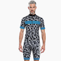 tenue cycliste ete atmosphere BLEU