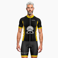 tenue cycliste ete fleur de lage jaune