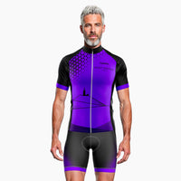 tenue cycliste ete ventoux violet