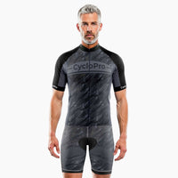 tenue cycliste ete wind gris fonce