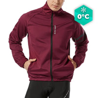 Veste Thermique Cyclisme Rouge - Mountain+ CycloPro M