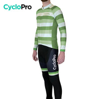 Tenue cycliste automne Verte Homme - Evasion+ tenue de cyclisme automne GT-Cycle Outdoor Store