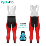 Red Man Fall Cycling Outfit - Dimension+