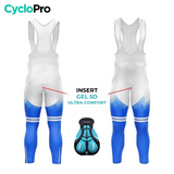 Ciclista invernale inverno uomo blu - cristallo+ - destocking