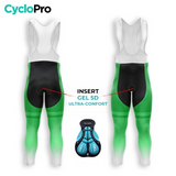 Outfit da ciclismo invernale Green Man - Trace+