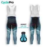 Outfit da ciclismo invernale Blue Man - Snow+