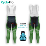 Outfit da ciclismo invernale Green Man - Snow+