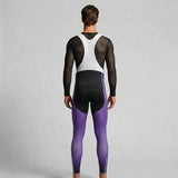 COLLANT CYCLISTE AUTOMNE HOMME VIOLET  DIMENSION 1