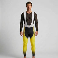 COLLANT CYCLISTE HIVER HOMME  JAUNE DIMENSION