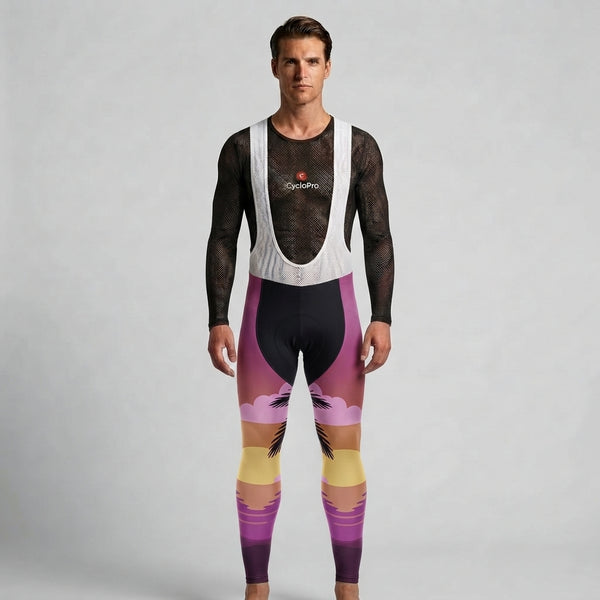 Ciclista invernale Inverno Man - Sunrise+