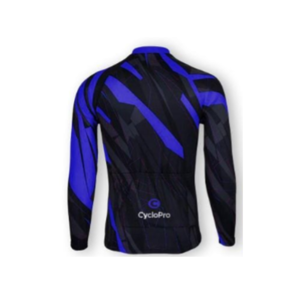 Ciclista invernale blu - Abstract+ - Destockage