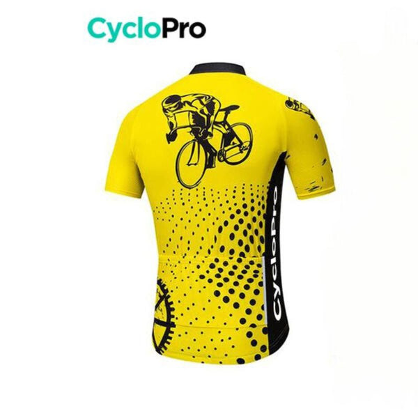 Giallo Route - Jersey in ciclismo vintage