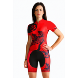 Red Road Bike Outfit - Ciclismo