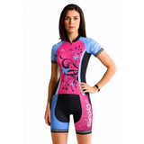 Tenue Vélo de Route à Fleurs - Confort+