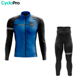Outfit da ciclismo invernale blu - Eklïps