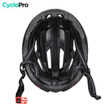 casque velo avec visiere argent sangles