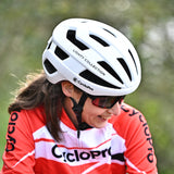 casque velo route blanc 1