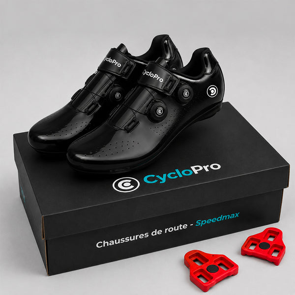 chaussures route cyclisme speedmax noires 3