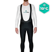 COLLANT CYCLISTE NOIR - AUTOMNE - HOMME cuissard long homme GT-Cycle Outdoor Store Avec bretelles 4XL 