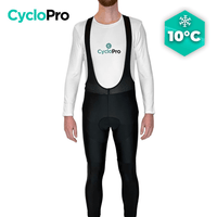 COLLANT CYCLISTE NOIR - AUTOMNE - HOMME cuissard long homme GT-Cycle Outdoor Store Avec bretelles 4XL 