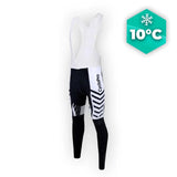 COLLANT CYCLISTE POUR FEMMES NOIRE ET BLANC - AUTOMNE Collant cyclisme femme CycloPro Avec XS 