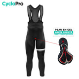 Outfit di ciclismo invernale rosso - Agility - Destockage
