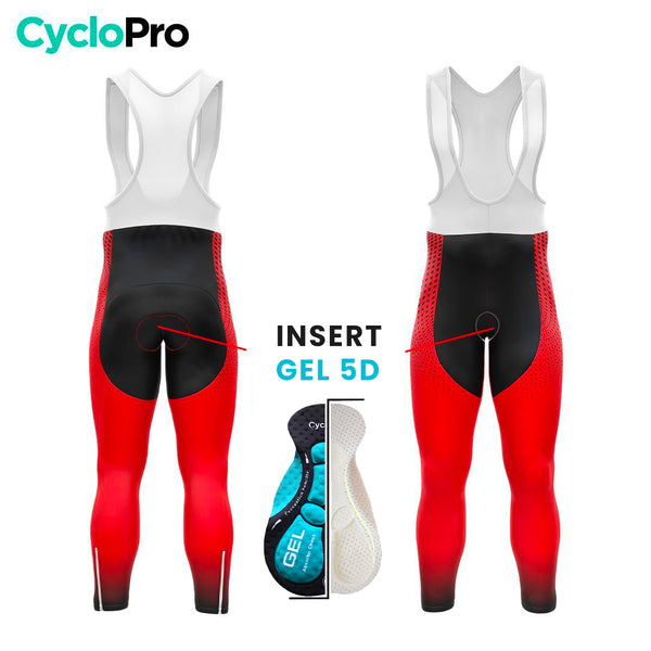 Ciclista invernale Inverno uomini / rosso - dimensione+