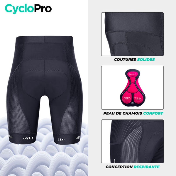 cuissard femme cyclisme reflect 8