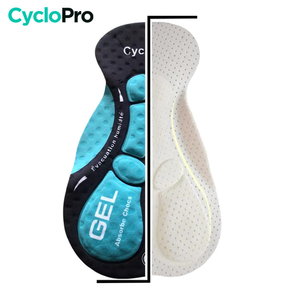 Ciclista invernale inverno uomo blu - cristallo+ - destocking