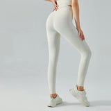 legging fitness taille haute femme blanc 1