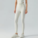 legging fitness taille haute femme blanc