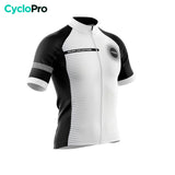 maillot cyclisme blanche eklips 3 4