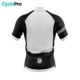 maillot cyclisme blanche eklips dos